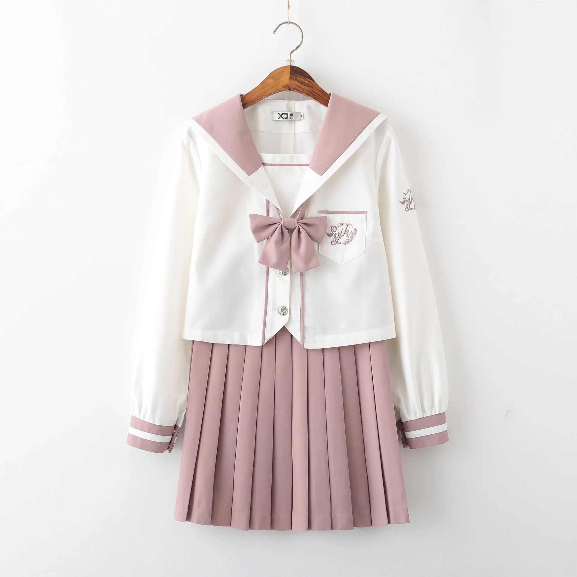 【1つ買うと10個無料】学生制服 セット コスプレ リボン付き ピンク 長袖 大きいサイズ 制服 セーラー服 コスム 女子校生 女子高生 学生 清純 卒業式 入学式 ミニスカート ビッグサイズ 品質保 25,897円