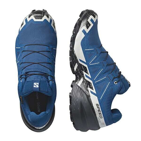 スピードクロス 6 ゴアテックス 男性用トレイルランニングシューズ 27.5cm Poseidon/Black/Lunar Rock #L47764900