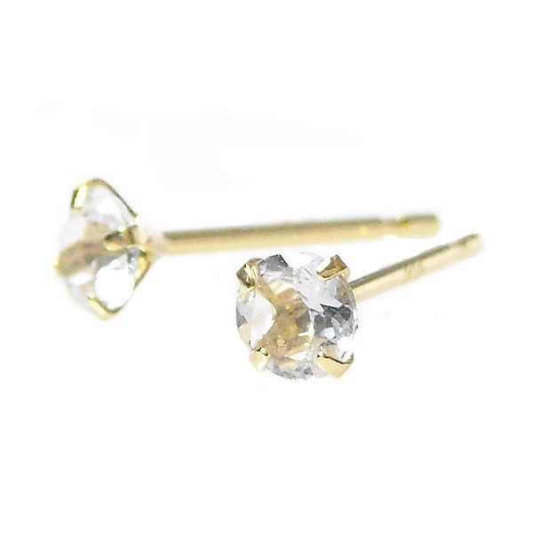 アクアマリン ピアス 18k k18 天然石 18金ゴールド 3月誕生石 ジュエリー レディース 50代 40代 60代 30代 20代 シンプル 母の日 ギフト プレゼント おしゃれ