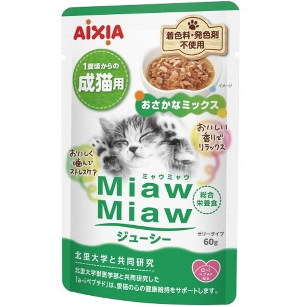 MiawMiaw�W���[�V�[ �������ȃ~�b�N�X 60g