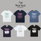 [WAIKEI X SANRIO]ポムポムプリンビッググラフィック半袖Tシャツ Qoo10] WaiKei 【2サイズ】ポムポムプリン バブル グラ