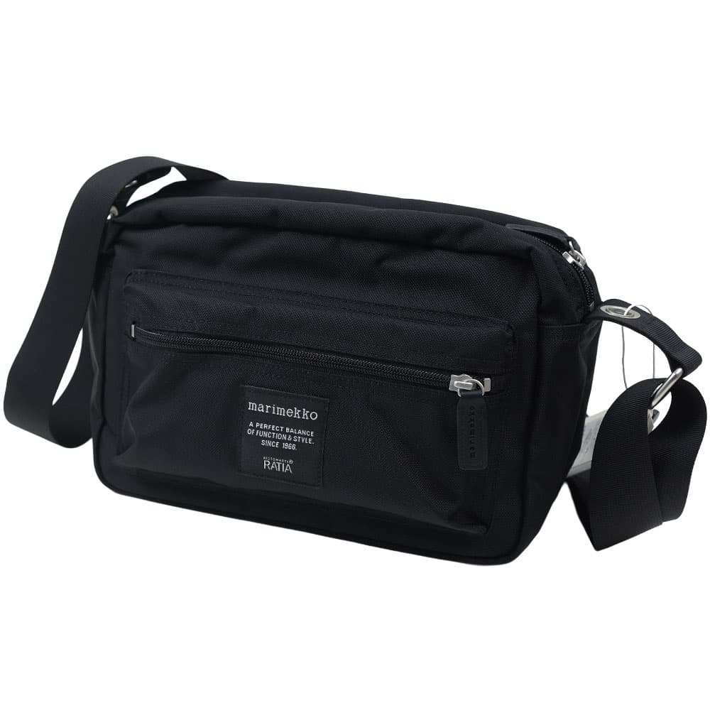 マリメッコ ショルダーバッグ ローディー マイシングス レディース 斜め掛け ブラック marimekko Roadie MY THINGS 092519 999 092519-999