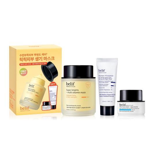 スーパーナイツ マルチ ビタミンマスク 単品/75ml 企画(+アクアボム10ml+エッセンス35ml)