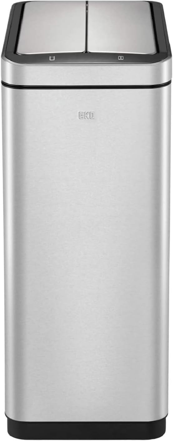 EKO ゴミ箱 自動開閉 デラックスファントム シルバー 30L センサー ふた付き インナーボックス有り EK9287MT-30L