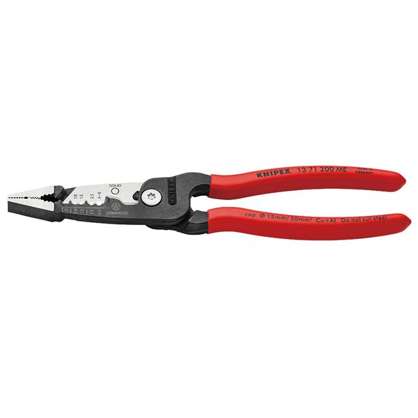 KNIPEX クニペックス ワイヤーストリッパー プラスチックコーティング メトリック サイズ200x46x14mm 1371-200ME
