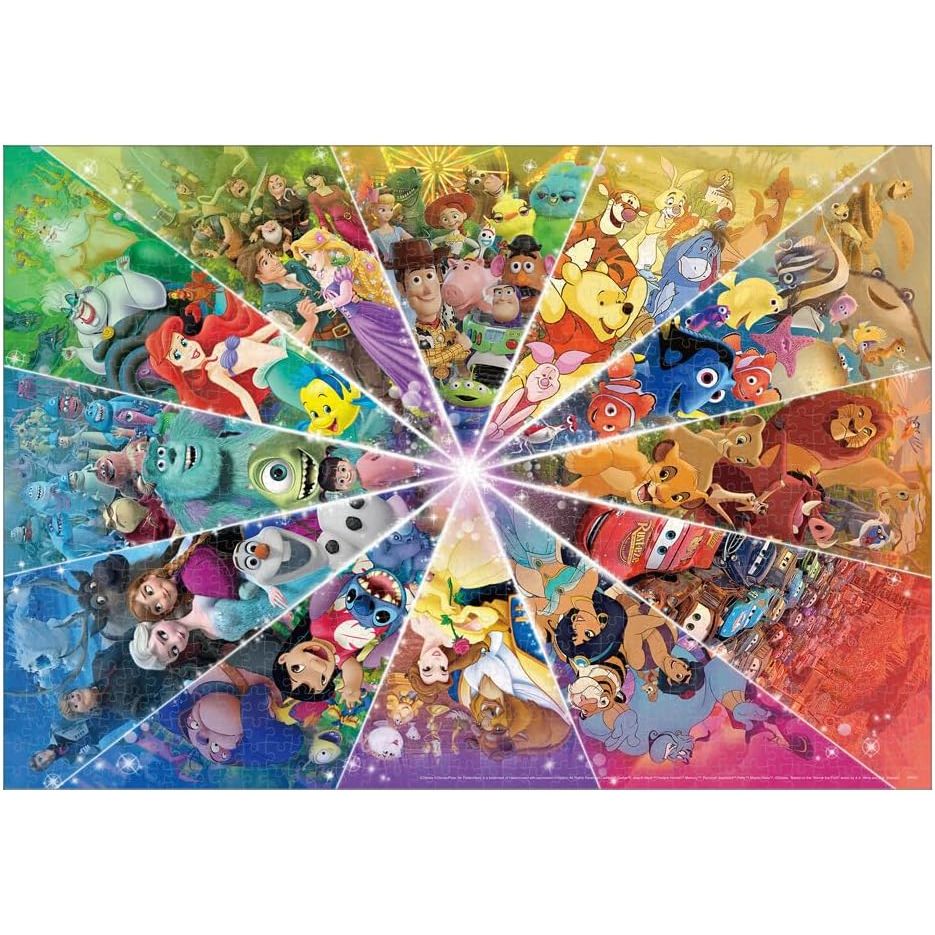 ジグソーパズル 1000ピース DP-1000-870 Color Circle（Disney&Disney/Pixar） 6歳以上