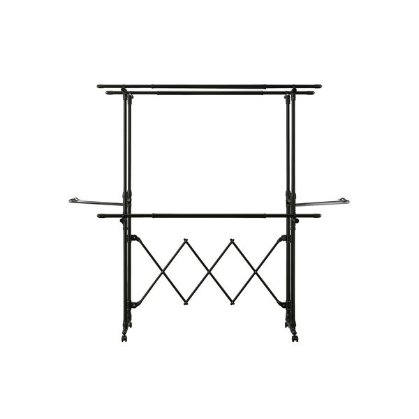 KTM-2018STブラック 組み立て簡単たっぷりスタイル物干し メーカー直送