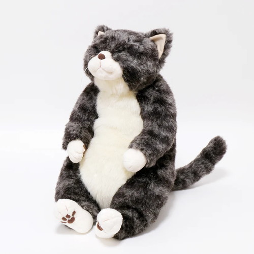 Cuddly カドリー スマイル勘太 サバトラ(約45cm 約650g) ソメゴローとゆかいな仲間たち 猫ぬいぐるみ【日本製】