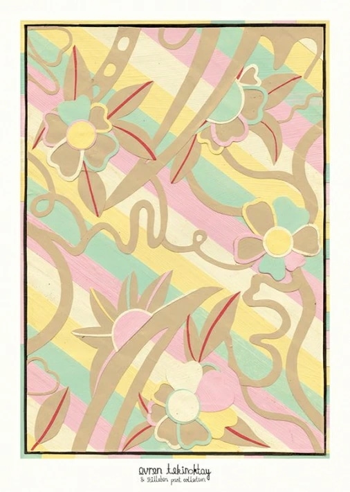 STILLEBEN FLOWER (BY EVREN TEKINOKTAY) A3 4,950円