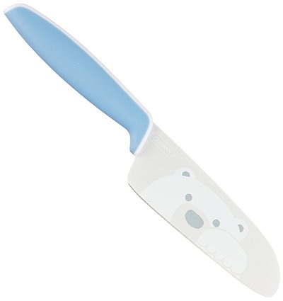 他サイト： 富士カトラリー 子供向け包丁 グーテ 子供用包丁(両刃) FC-792 ブルー (白くま) 235mm AGC0103の商品画像