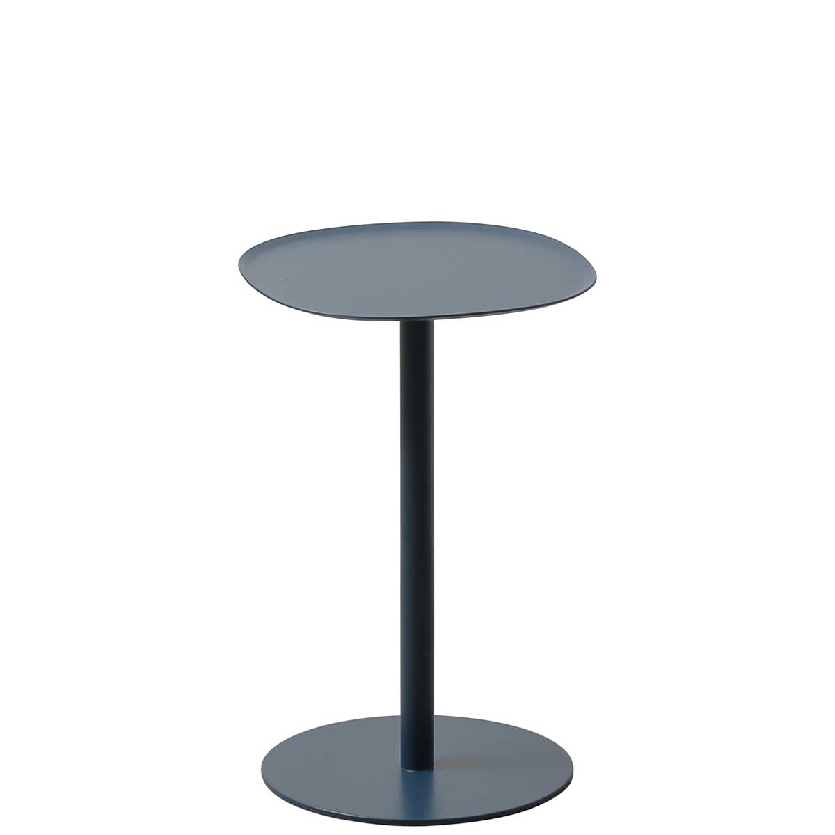サイドテーブル イデアコ ミニマムサイドテーブル23 ideaco minimal steel furniture side table 23 H350 ネイビー