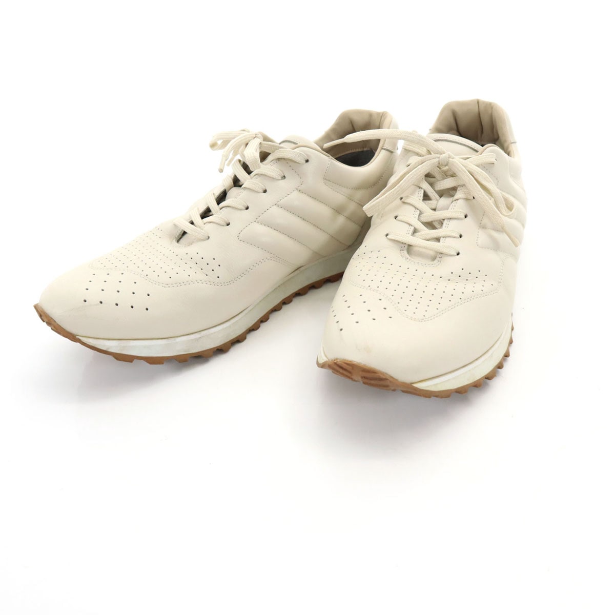 スニーカー 26.5 ベージュ系 メンズ 古着