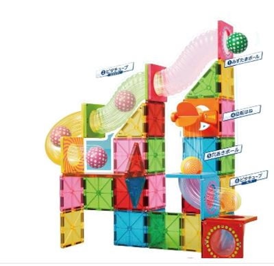 他サイト： ピープル　ピタゴラス 知育いっぱい！ボールコースターロング　ピタゴラスボールコースターロングの商品画像