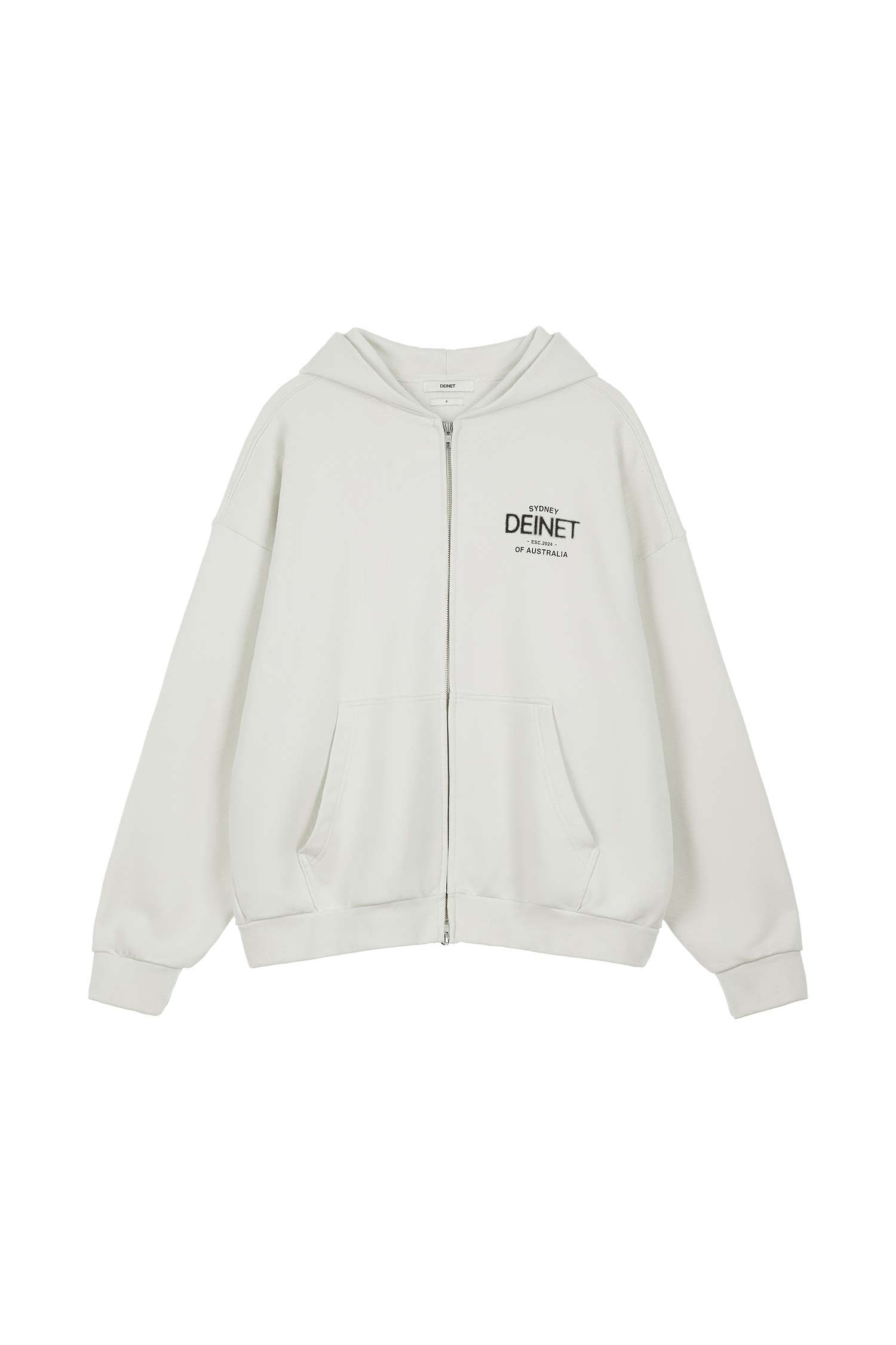 【DEINET】 LOST IN SYDNEY ZIP-UP HOODIE : IVORY