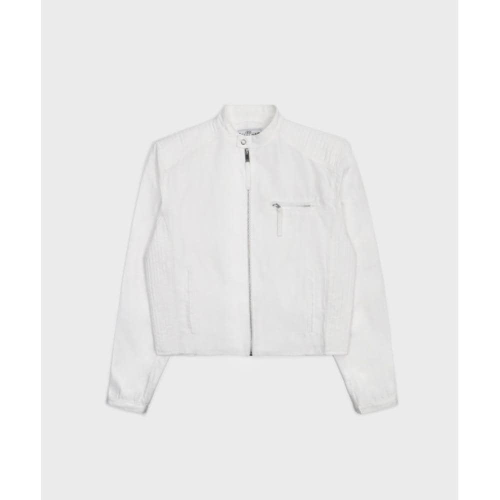 BADBLOOD Scard Racer Jacket White w-jkt25-003