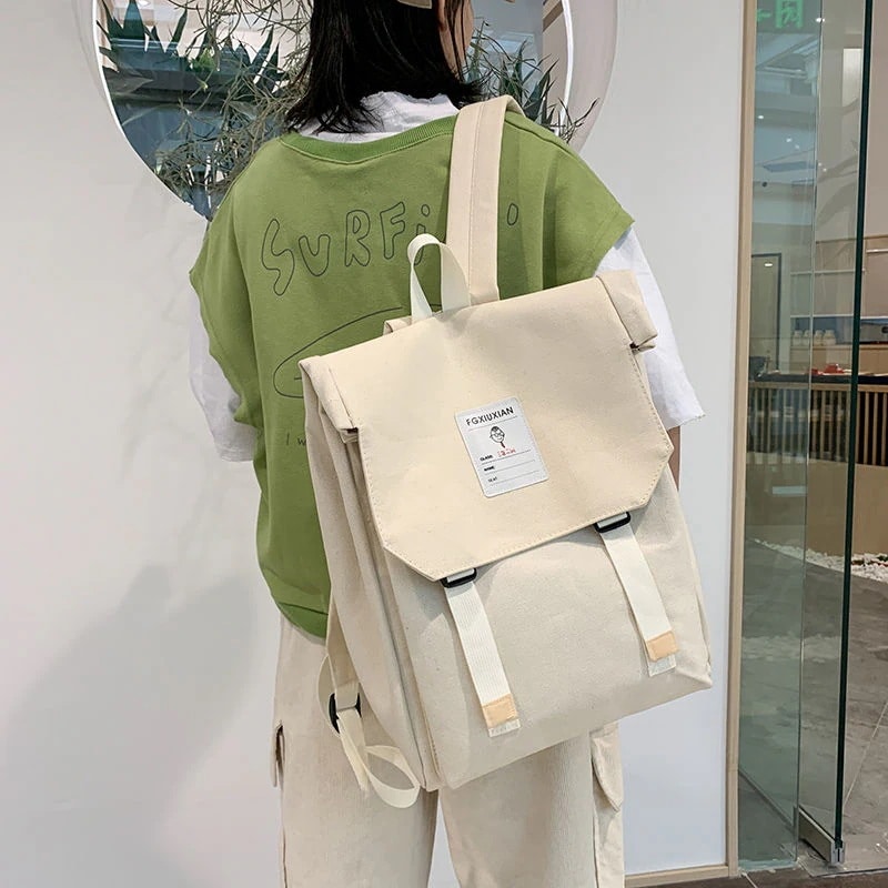 ショルダーバッグ 今すぐ欲しい！バックパック大学風ランドセルキャンバスバックパック大容量学生大容量の韓国語版 流行！ホーボーバッグ 修学旅行 大容量トートバッグ バックパッ キャリ