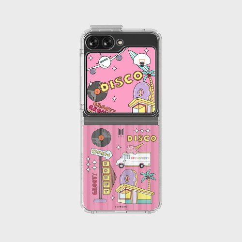 BTSミュージックテーマフリップスーツカードケースDynamite