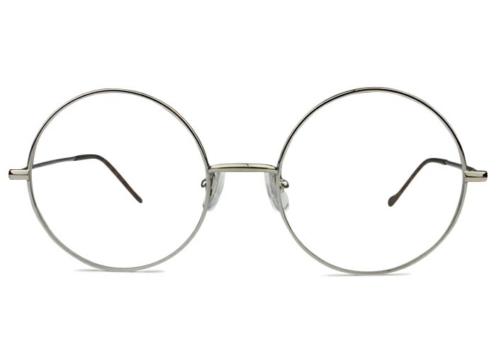 メガネ ユニオンアトランティック ua3614 c.12 シルバー フルリム ラウンド 丸 伊達 度付き 老眼鏡 遠近両用