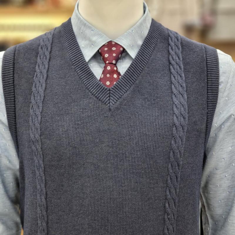 ケーブルニットベスト PPKV3902382_SH