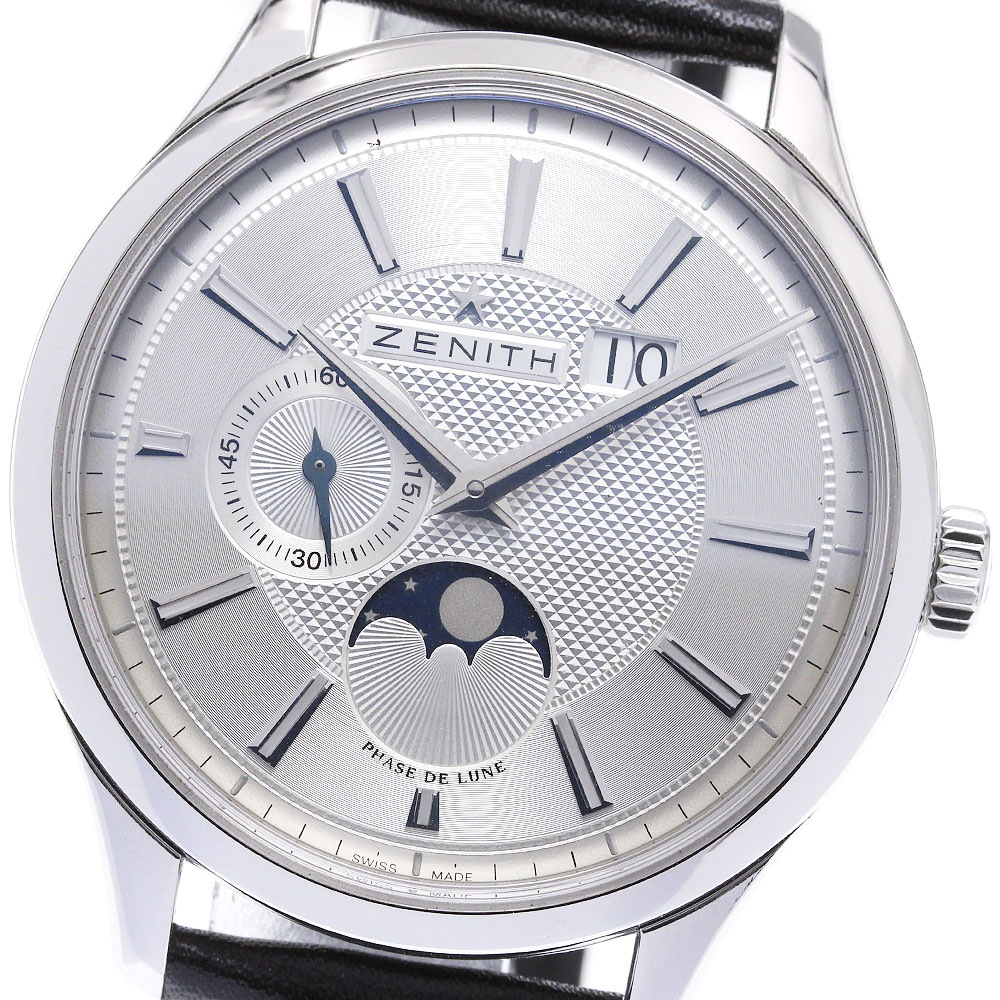 ゼニス ZENITH 03.2140.691 キャプテン グランドデイト ムーンフェイズ 自動巻き メンズ _826790【中古】