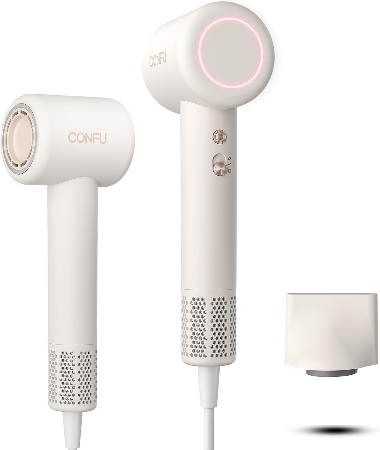 ドライヤー 大風量 高速ヘアドライヤー 速乾 1200W 軽量·美髪 2億イオンヘアケアと強力高速モーターなコンパクト 低騒音 家庭用/出張・旅行用/サロン用