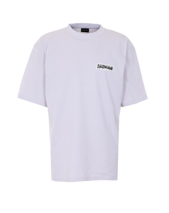 BALENCIAGA Men T-Shirts 764235 TTVL69012 Grey