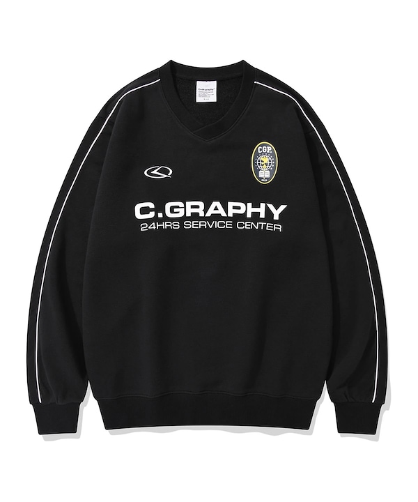 Qoo10 CODE GRAPHY 24H TRACK V-NECK ロゴ