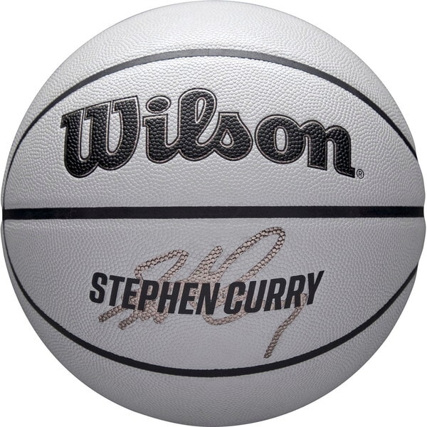 ウィルソン WZ4030601XB7 NBA PLAYER ICON UV バスケットボール CURRY 7号 ホワイト