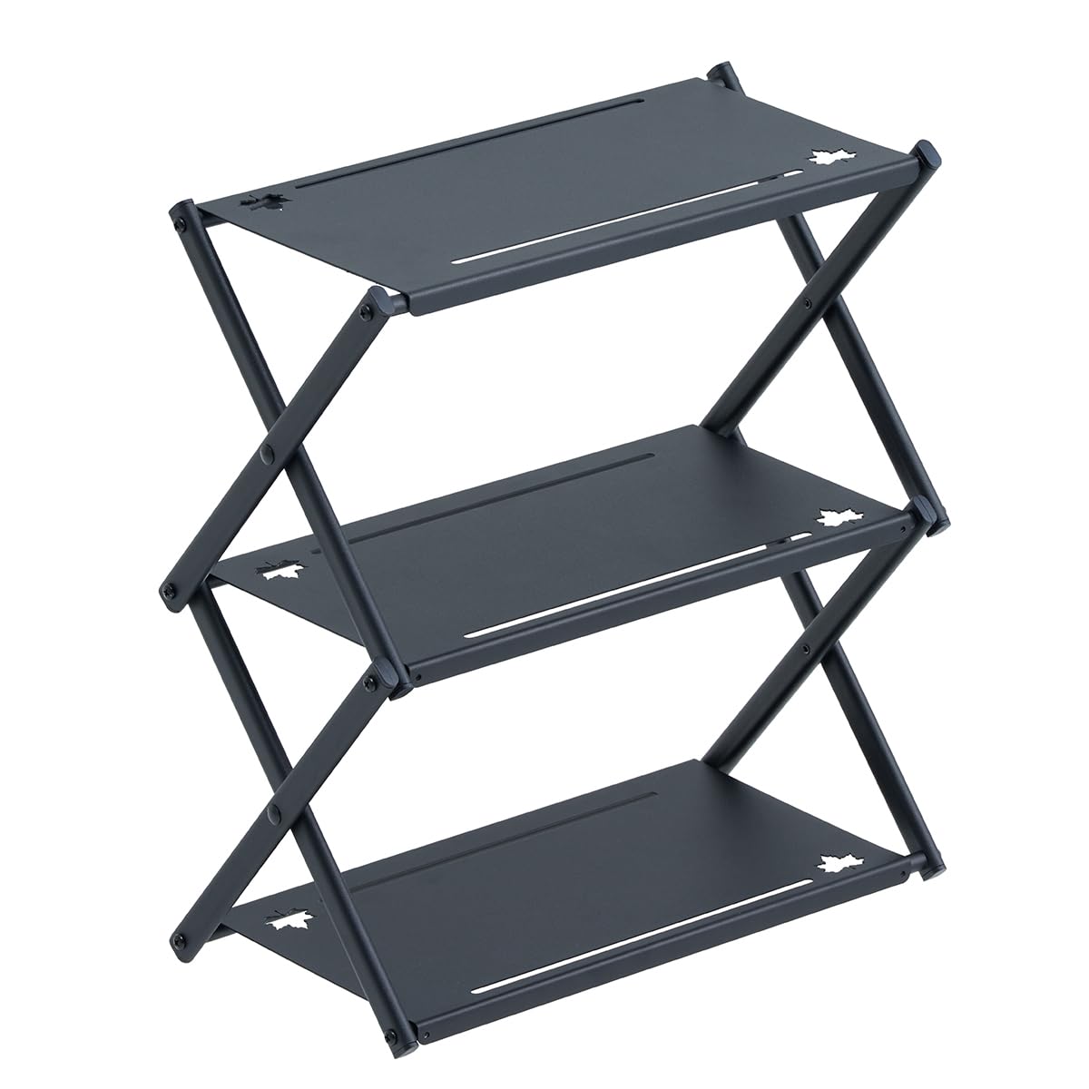 ロゴス（LOGOS）アイアンカスタムラックテーブル ダッチオーブン 73591005 直置き可能 収納バック付き