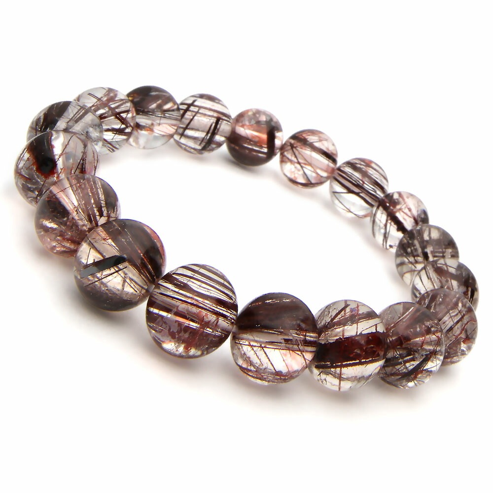 「1点もの 現品」 レッドルチルクォーツ ルチルクォーツ ブレスレット 11mm パワーストーン ブレスレット メンズ レディース 天然石 数珠 ルチル ゴールドルチル アクセサリ hh000066 46,800円