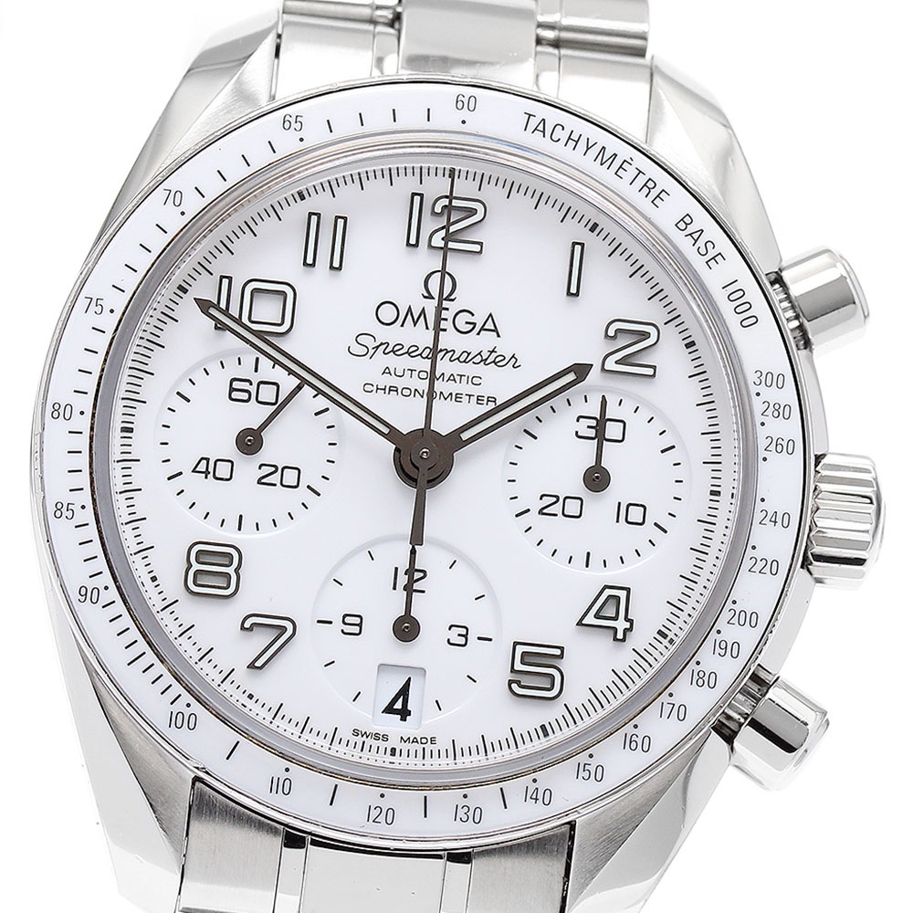 オメガ OMEGA 324.30.38.40.04.001 スピードマスター デイト クロノグラフ 自動巻き レディース _891490【中古】 248,100円