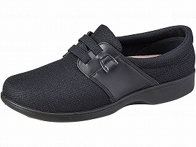 介護靴 らくらくL018 ブラック 23.5 L018