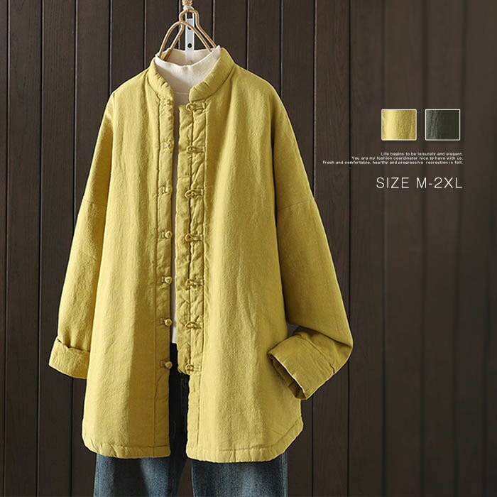 コート ミドル丈 レディース 秋 春 厚手 コットン 綿 大人 ミドル丈コート 切り替え ジャケット ブルゾン きれいめ 秋コート アウター 長袖 大きい 春コート 5,059円