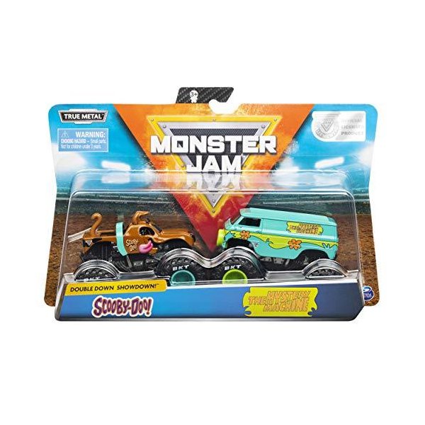 新品入荷 vs. Doo Scooby Official Jam， Monster Mysterty 並行 Pack 2 Scale， 1:64 Trucks， Monster Die-Cast Machine その他