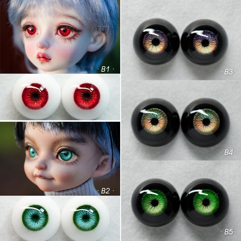 BJD ドール用レジンアイ 石膏アイ 10/12/14/16/18/20mm SD/MSD/幼SD球体関節人形用アイ
