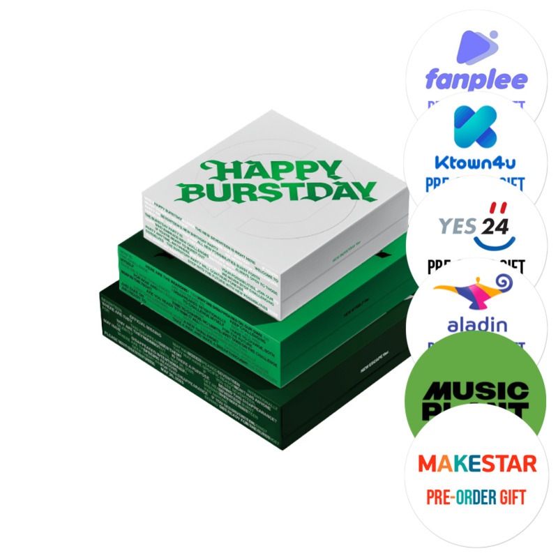 【ONLINE特典選択】 SEVENTEEN - HAPPY BURSTDAY / アルバム3種SET / SVT / Photobook
