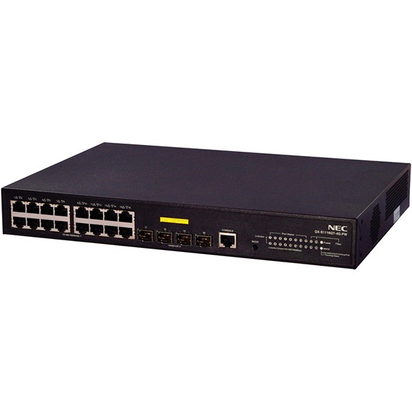 B02014-01107 QX-S1116GT-4G-PW 1GbEベーシックPoE+レイヤ2スイッチ [スイッチングハブ]