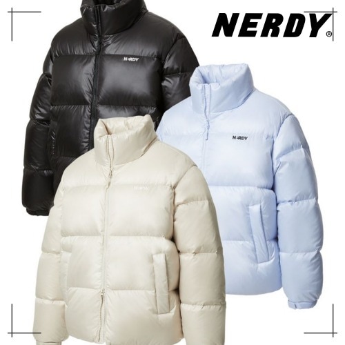 NERDY 公式正規品 ダウンジャケット Glossy down jacket