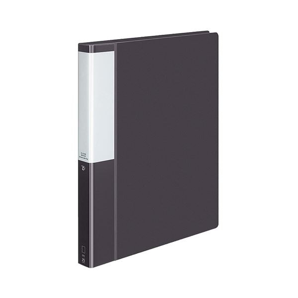 (まとめ) コクヨ クリヤーブック(クリアブック)(POSITY) 替紙式 A4タテ 30穴 25ポケット付属 背幅33mm ダークグレー P3ラ-L730DM 1冊 (×10セット)