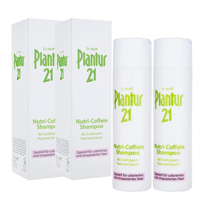 プラントール21 ヌトリカフェインシャンプー 250ml 2本 ニュートリカフェインシャンプー Plantur21 ノンシリコン 海外発送　日時指定不可　ヤマト国際便発送
