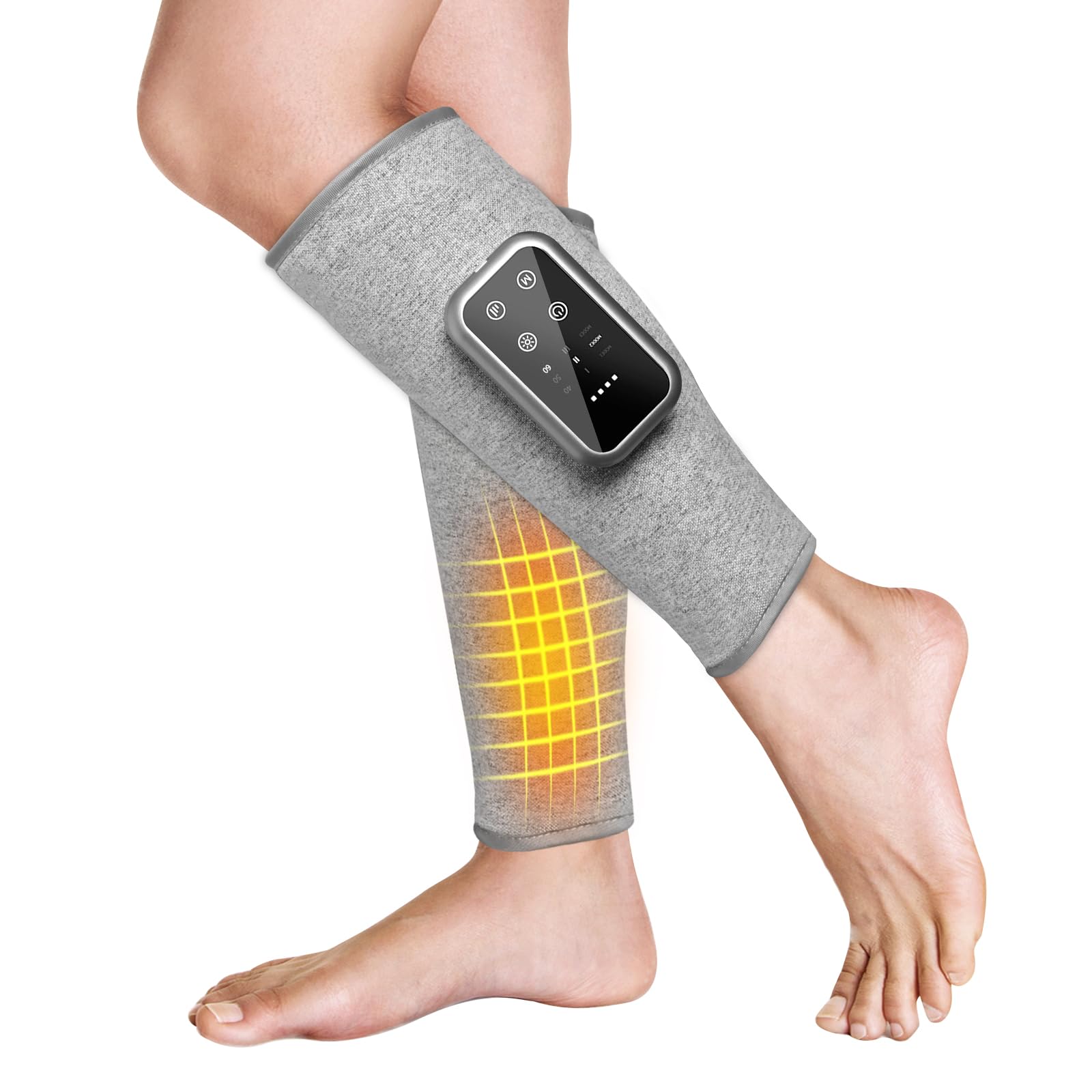 【2025新登場・空気圧・温熱】ふくらはぎリラックス エアーレッグリラックス 空気圧 温熱 太もも 足ケア Tpye-C充電式 コードレス 3つ空気圧モード 3段階強度 3段階温度 20分自動オフタイ