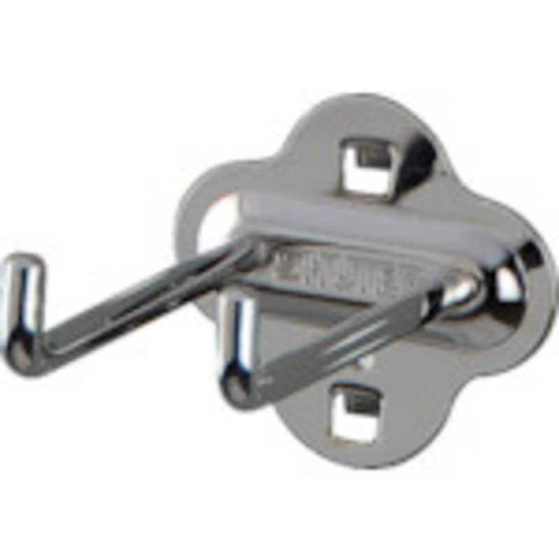 シューター社　SHUTERパンチングパネル用L字フックダブル80mm(10個入り) 　HK2108 5,382円