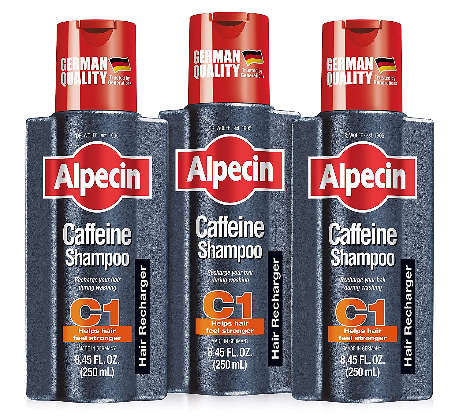 ドイツ技術の高級ヘアシャンプーアルペシンC1カフェインシャンプー8.45フロズ(3パック入り) カフ