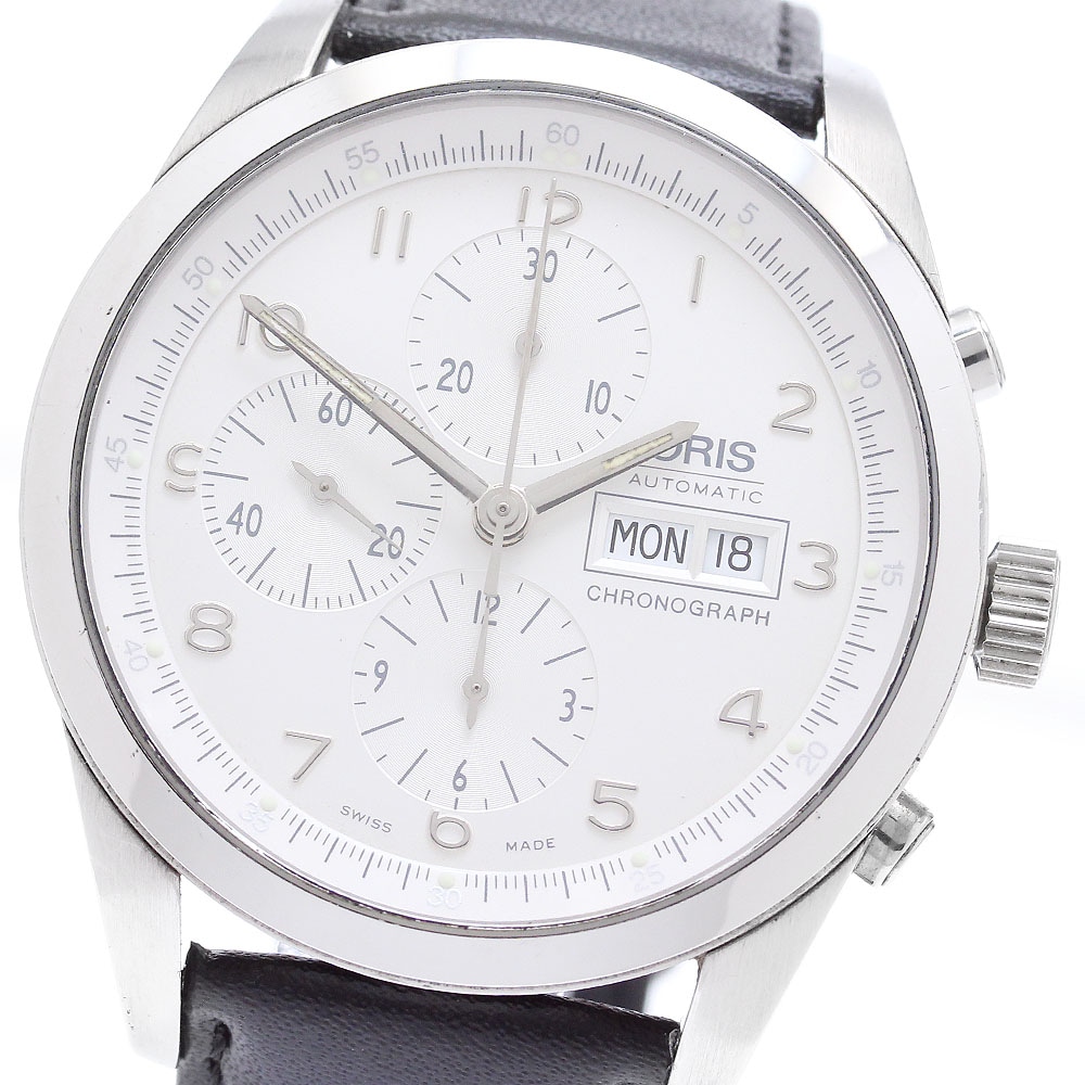 オリス ORIS 7515 クラシック XXL クロノグラフ 自動巻き メンズ _871683【中古】
