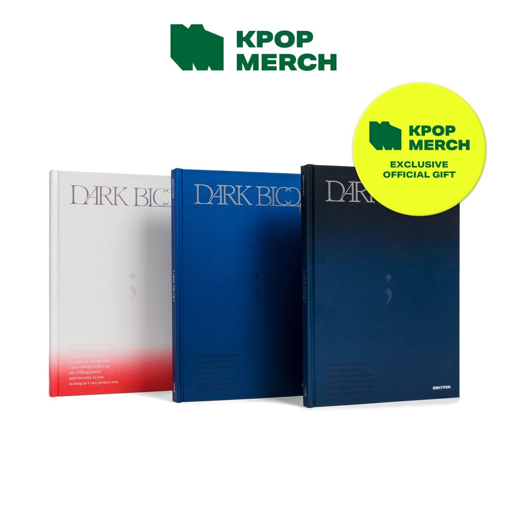 【KPOPMERCH特典4種選択】 ENHYPEN - DARK BLOOD / PHOTOBOOK VER / アルバム3種セット / FULL / HALF / NEW