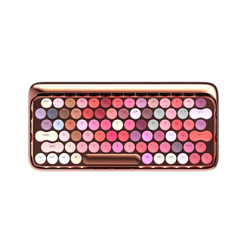 口紅ワイヤレスキーボードマウスセットBluetoothタブレットノートパソコン