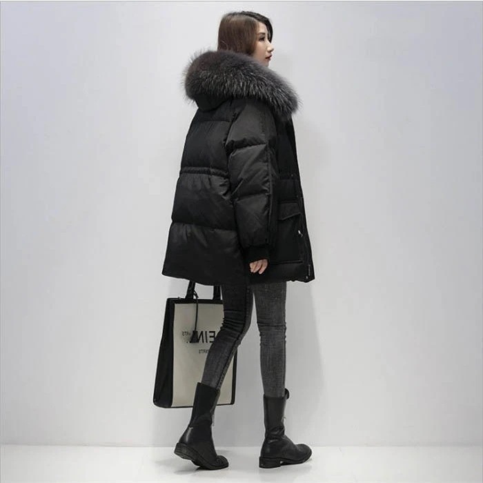 2色 長袖 フード付き 中綿コート ミディアム丈 膝上丈 アウター レディース 春秋冬 厚手 防寒