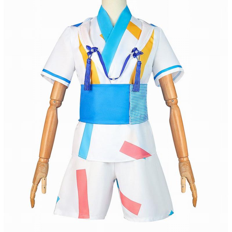 【品質保証 一部分3日出荷】あんさんぶるスターズ あんスタ 七夕祭 rabits 紫之創 真白友也 仁兎なずな 天満光 コチューム コスプレ衣装 7点セット 夏祭り衣装 サイズ SXXL