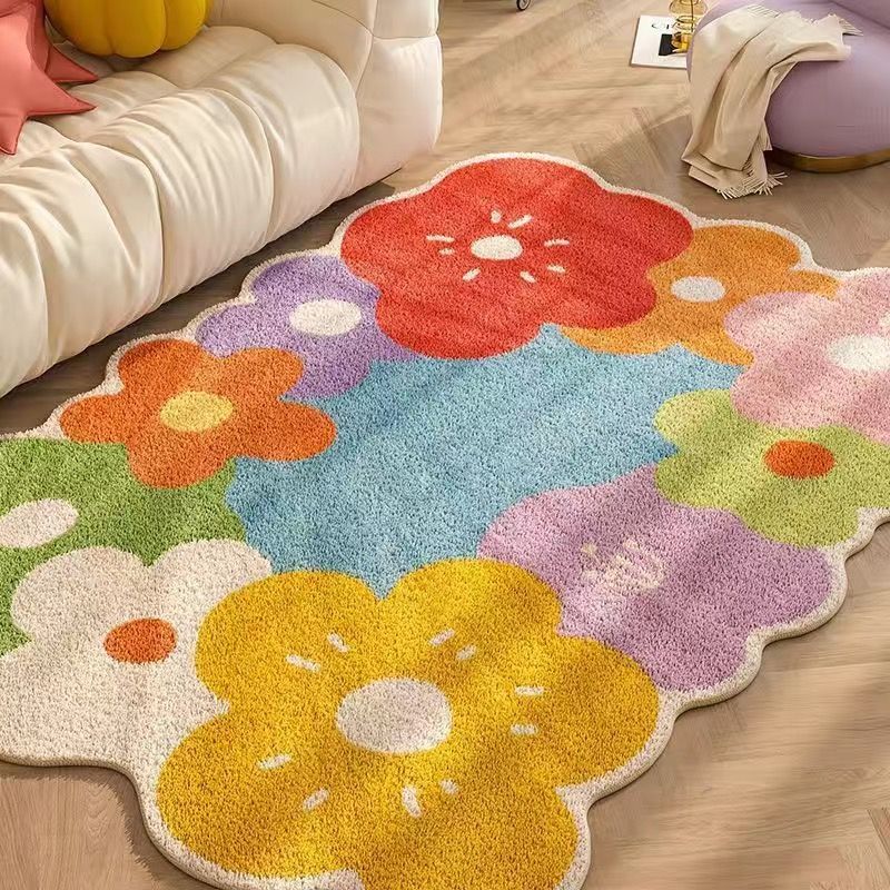 24新型クラシックな花柄絨毯 寝室カーペット リビングカーペット 選べる色 ４サイズ 厚てモコモコカーペット 玄関マットu3000すべり止め付き絨毯