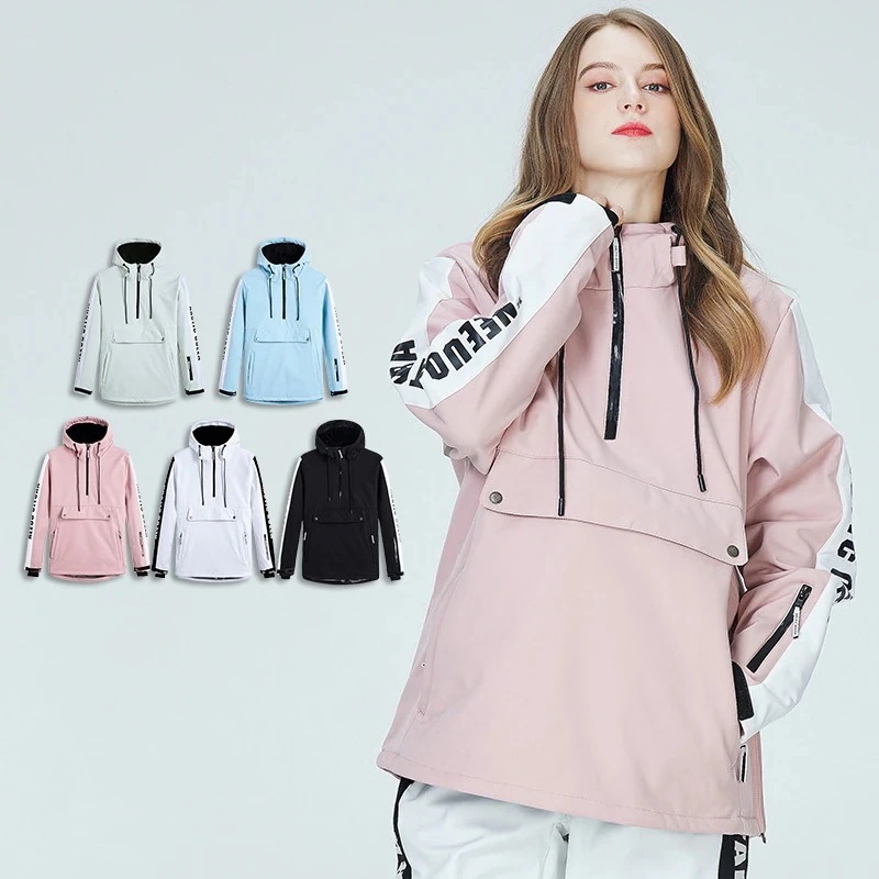 スキーウェア パーカー レディース メンズ プルオーバー スノーボードウェア スノボウェア スノーボード ウェア トップス 防寒着 韓国風